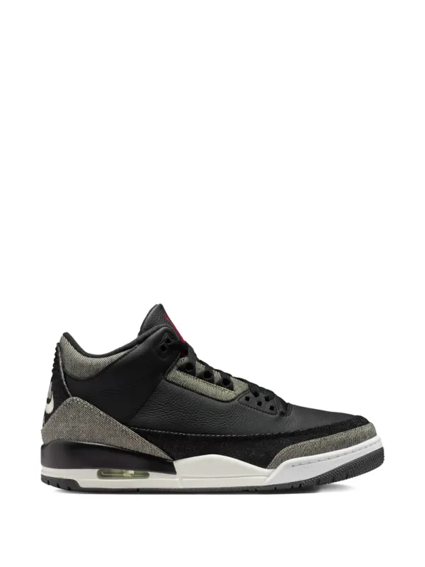 Jordan x Levi’s Air Jordan 3 Sneakers aus Denim – Schwarz (IR0914)