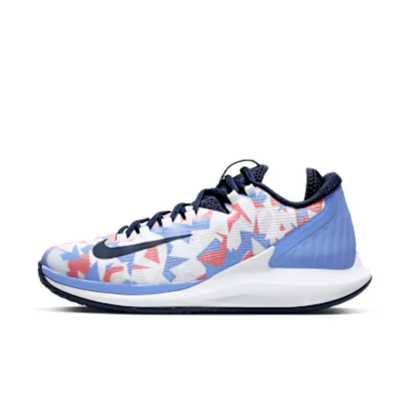 NikeCourt Air Zoom Zero Blue “Royal Pulse / White / Sunblush / Obsidian” (AA8022-406)