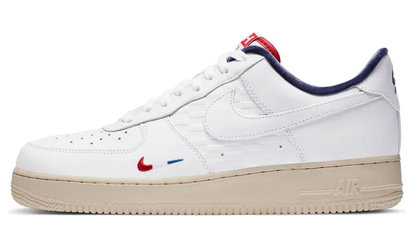 Nike Air Force 1 Low Kith Paris – “White / Red-navy” (CZ7927-100)