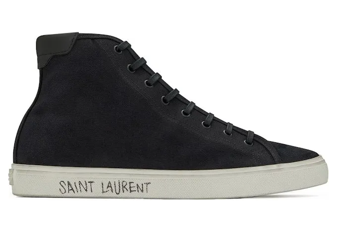 Saint Laurent Malibu Mid Black White (606075GUZ201000)