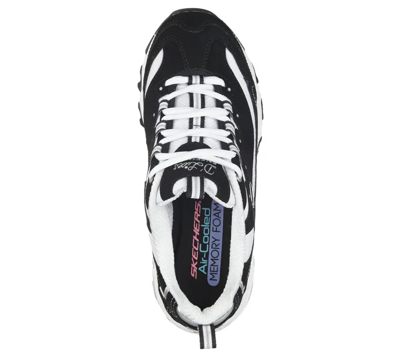 Skechers D’Lites – Biggest Fan Sneaker Black/White