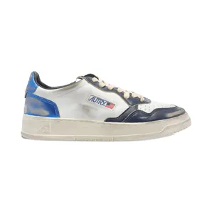 Autry Leather Logo “White/Blue” (AVLM SV55)