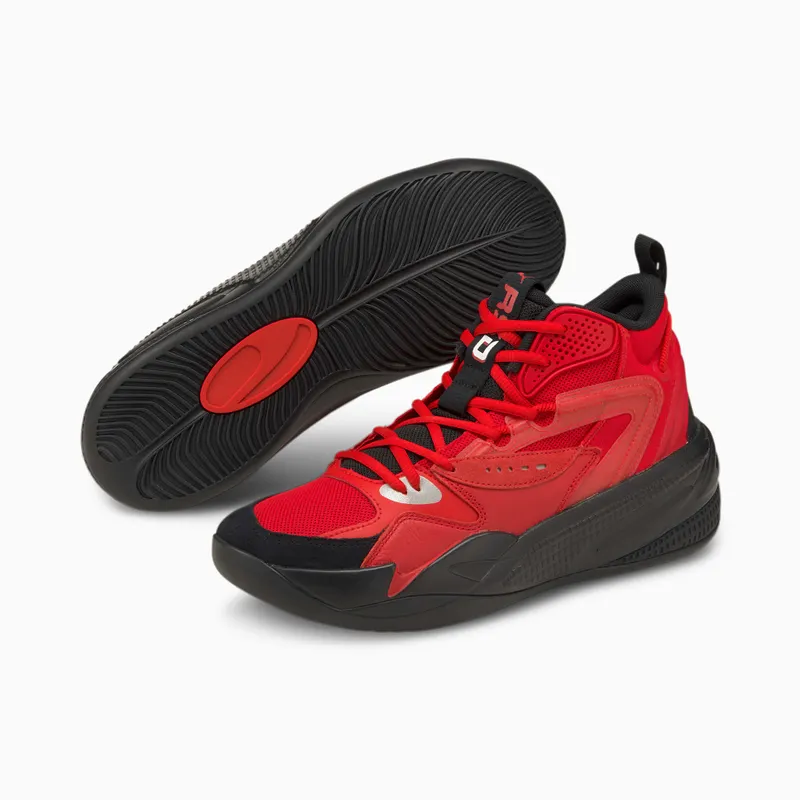 Puma Dreamer 2 Mid Basketball Shoes Black/Red (194849-03)