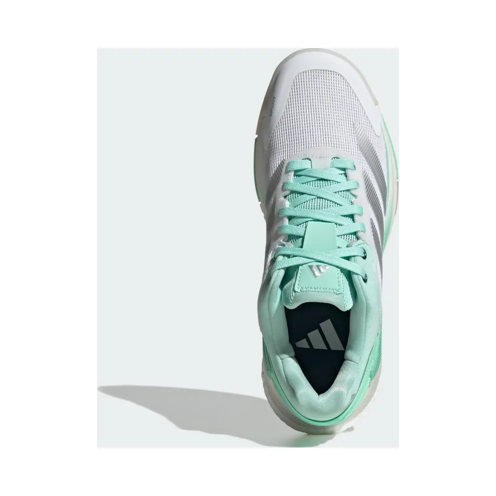 Adidas Crazyquick BOOST Padel Shoes Green / Silver Metallic / Pulse Mint (KI3589)