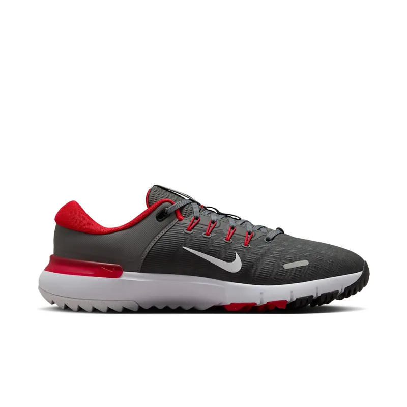 Nike Free Golf Next Nature Iron Grey University Red Smoke Grey White (FN0332-002)