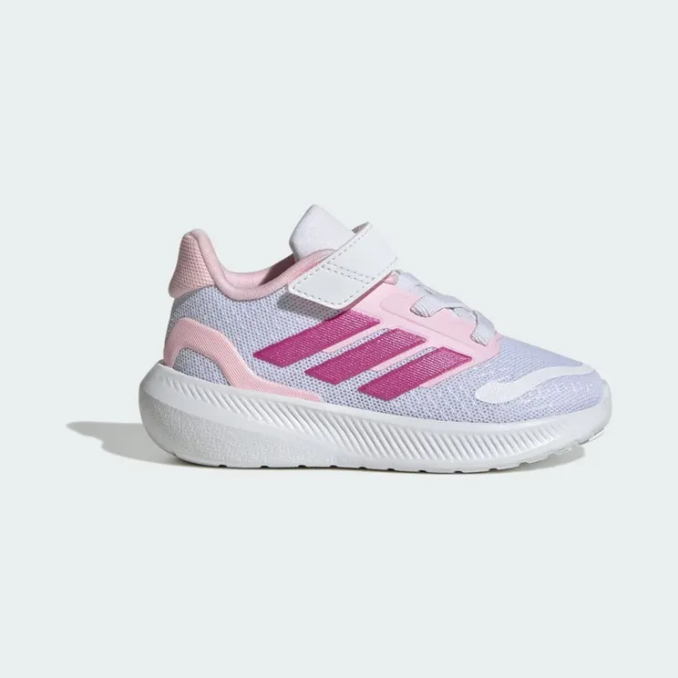 adidas Runfalcon 5 Shoes Kids “Cloud White / Clear Pink / Grey Two” (JP9409)