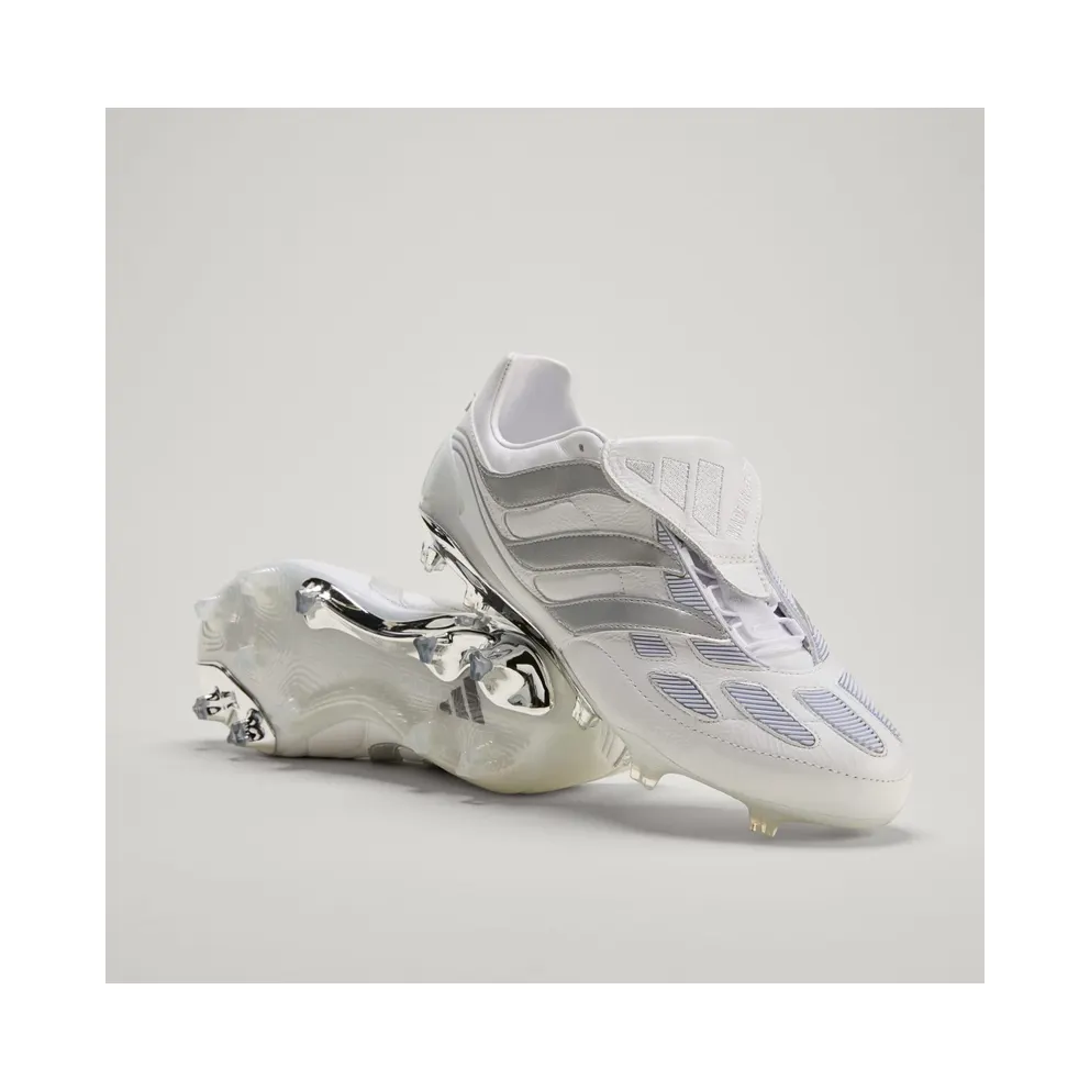 adidas Predator Precision FG White Silver Metallic Made in Germany (JS0571)
