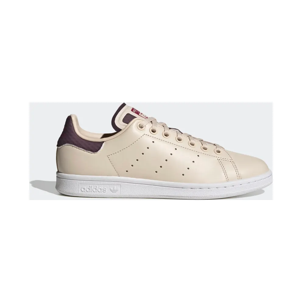 adidas Stan Smith Schuh Linen / Cloud White / Noble Purple (FX9068)