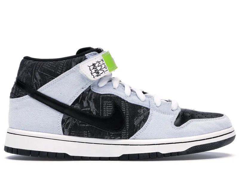 Nike SB Dunk Mid Heavy Mental Black/Black (314381-002)