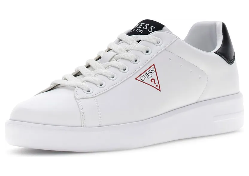 GUESS sneaker Rood / Zwart / Wit (FMJYUK-ELE12-WHITE)