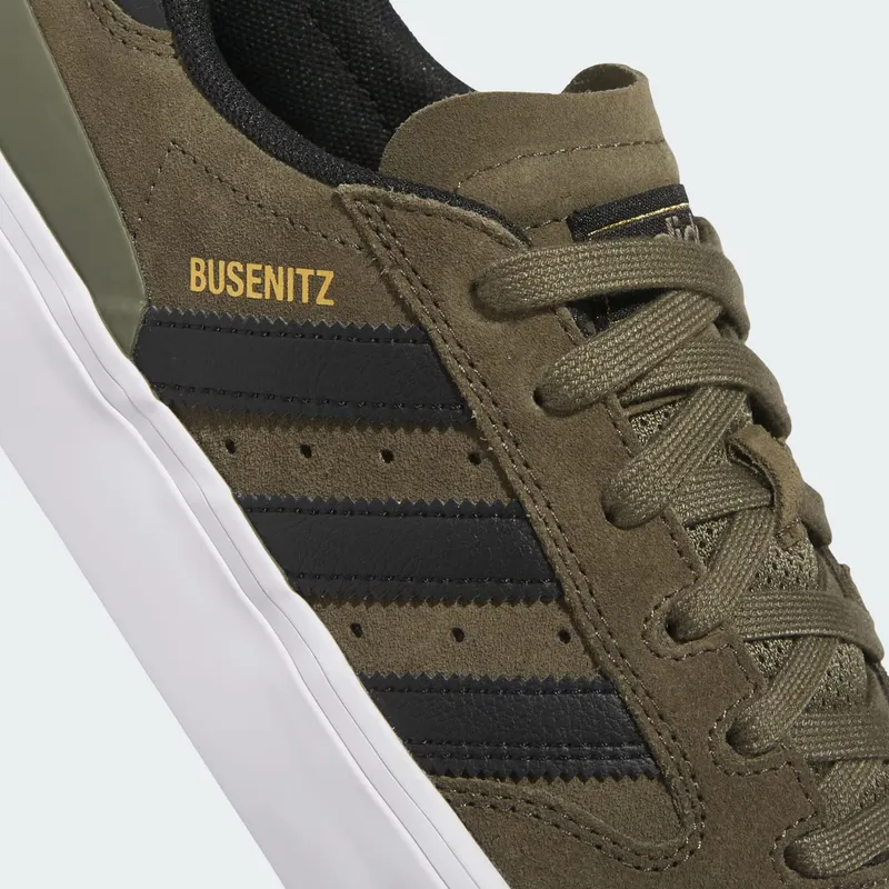 adidas Busenitz Vulc II Olive Strata Core Black Cloud White (JQ1027)