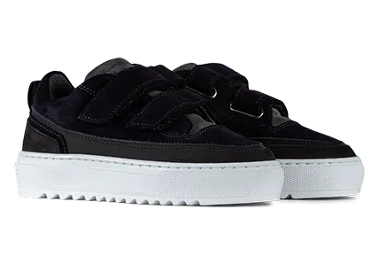Mason Garments Kids – Firenze Velcro Bicolore Schwarz (B-FW21-1I)