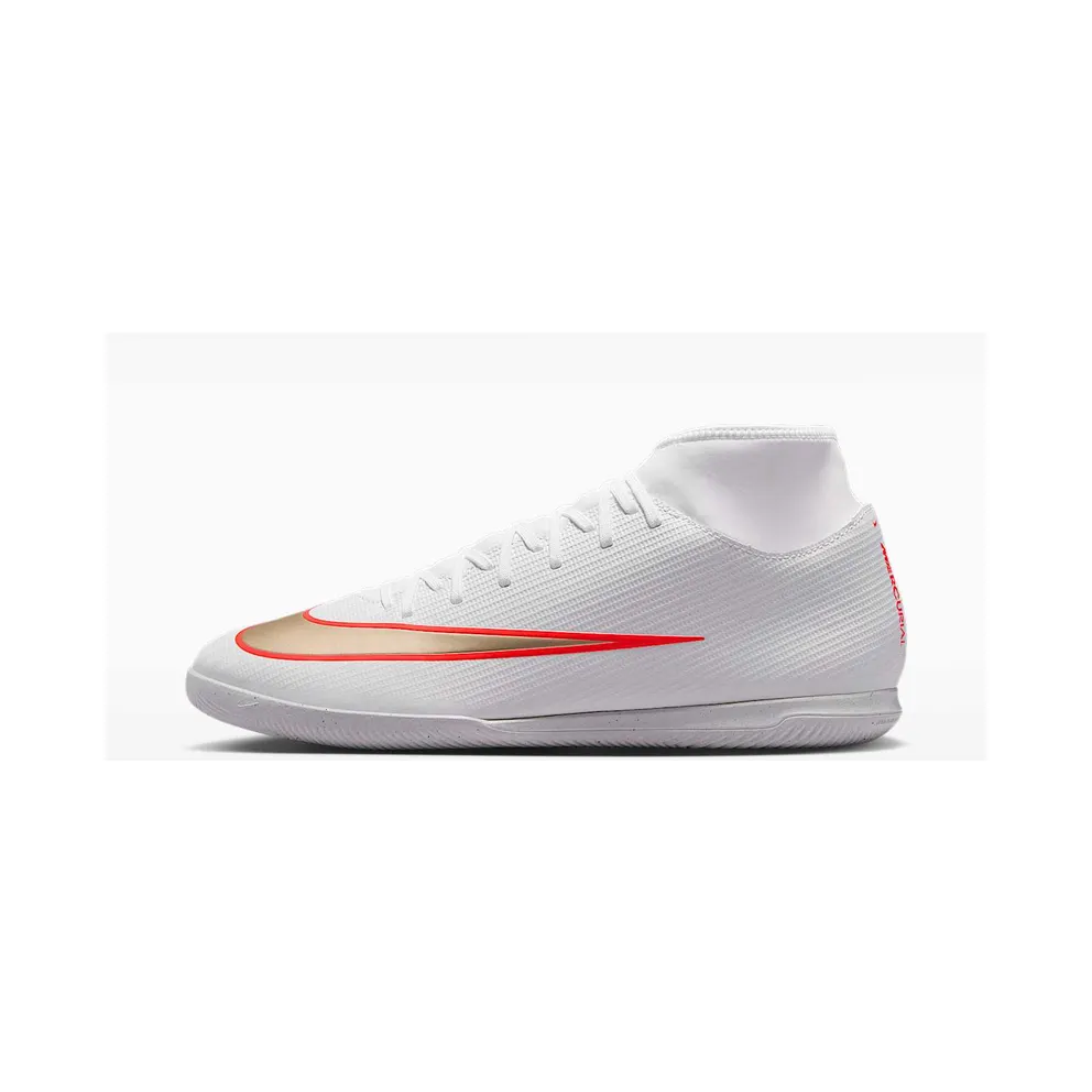 Nike Mercurial Superfly 11 Club Indoor/Court High-Top “White/Bright Crimson/Blur” (IO1495-100)