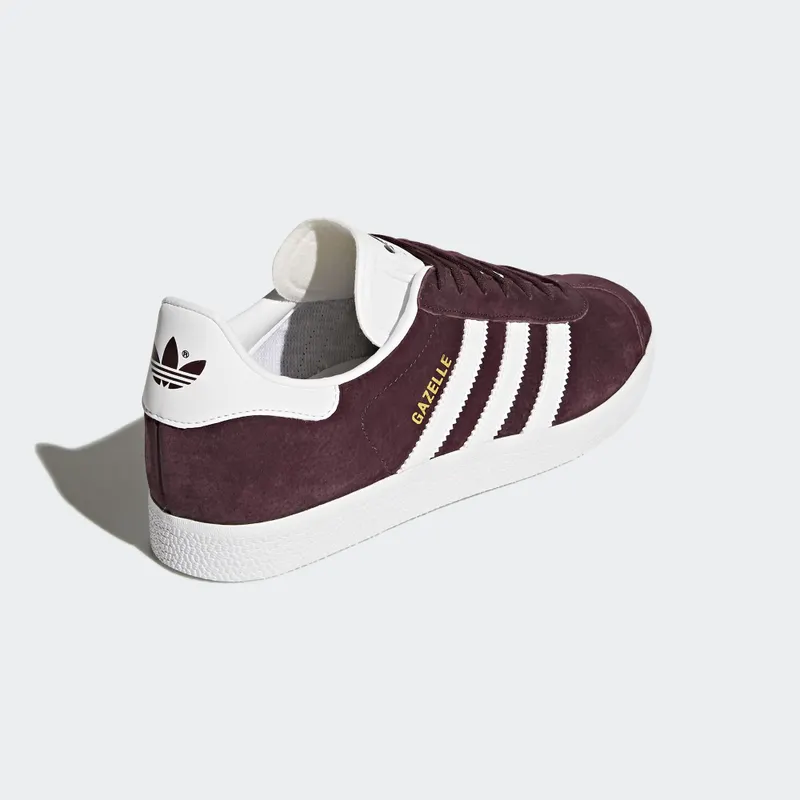 adidas Gazelle Maroon White-Gold Metallic (BB5255)