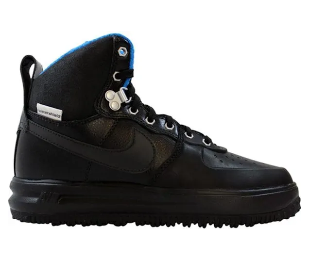 Nike Lunar Force 1 Duckboot Black Metallic Silver (654481-003)