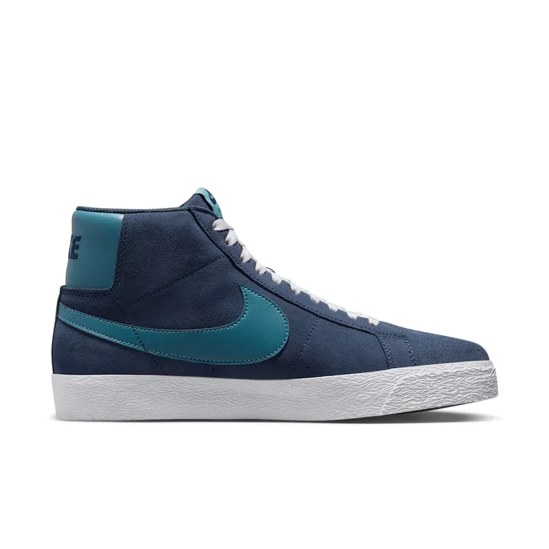 Nike SB Zoom Blazer Mid Midnight Navy Noise Aqua (FD0731-400)