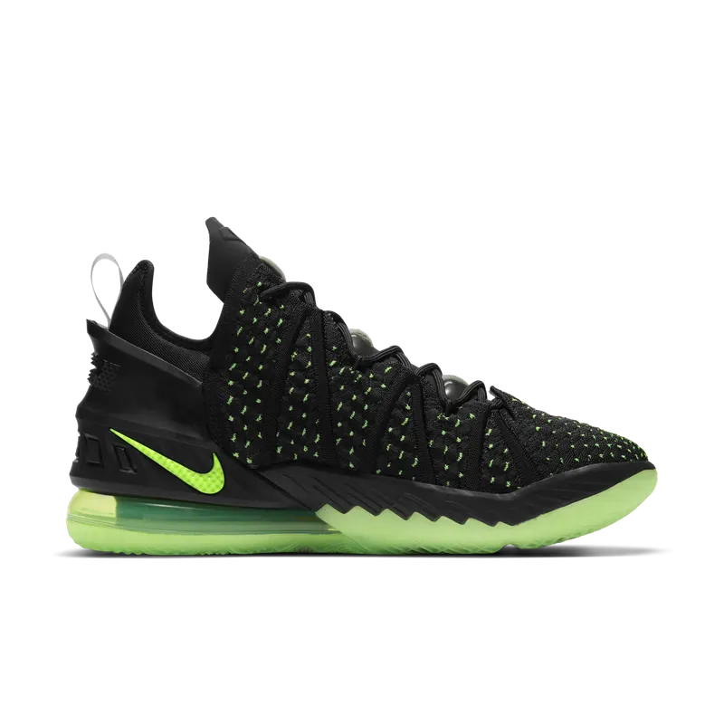 LeBron 18′ Black/Electric Green’ Basketball Black (CQ9283-005)