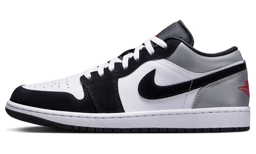 Jordan 1 Low SE “White Fire Red Black Matte Silver” (HF3148-106)