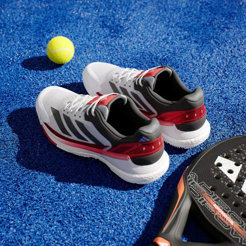 Adidas Crazyquick BOOST Padel Cloud White / Core Black / Lucid Red (IH3636)