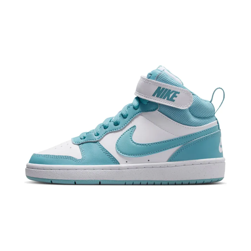 Nike Court Borough Mid 2 White Denim Turquoise (CD7782-129)