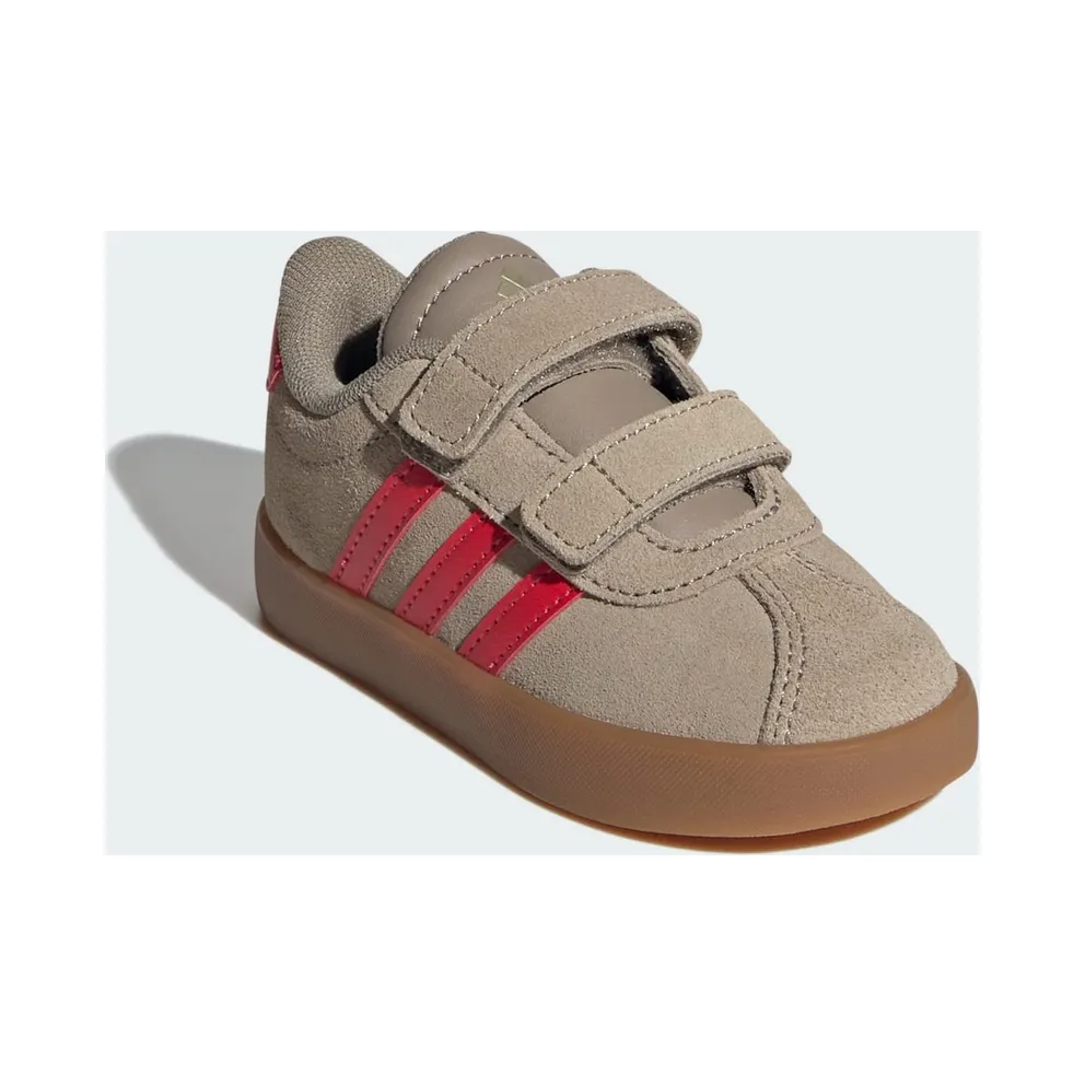 Adidas VL Court 3.0 Blanch Cargo / Pure Ruby / Gold Metallic (IH3968)