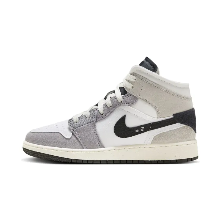 Air Jordan 1 Mid SE Craft GS “Cement Grey” (FD9091-002)