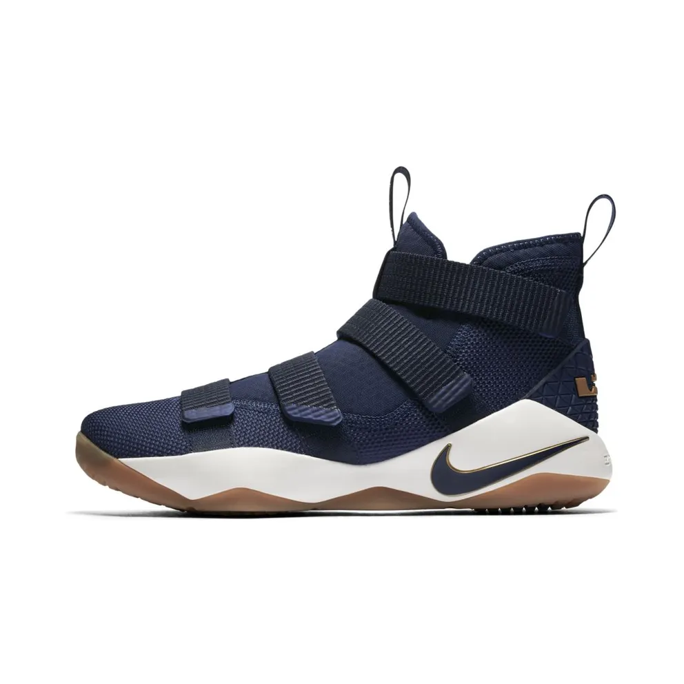 Nike LeBron Soldier 11 Cavs Midnight Navy/Metallic Gold-White (897644-402)