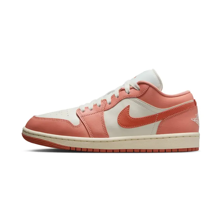 Air Jordan 1 Low “Sail / Light Madder Root / Pale Ivory / Madder Root” (DC0774-180)