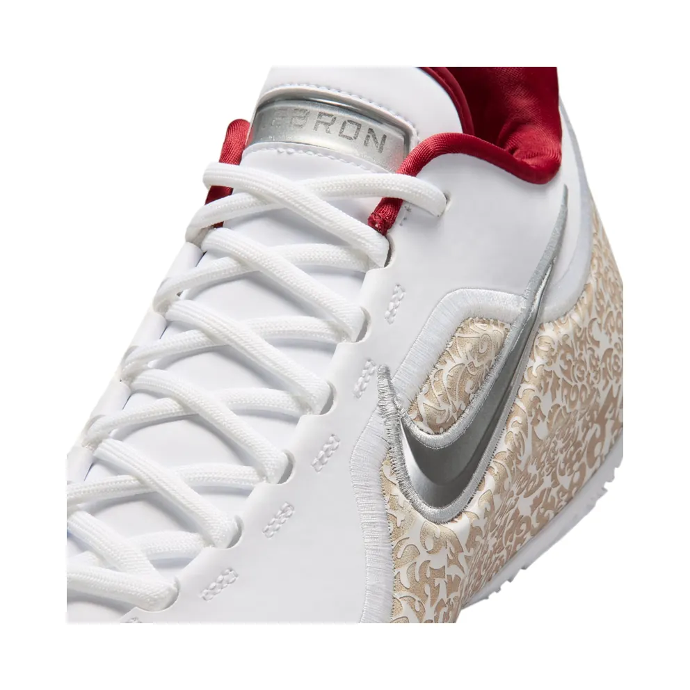 Nike LeBron 23 “White / Team Red / Metallic Silver” (IM5125-100)