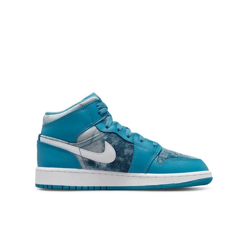 Air Jordan 1 Mid GS “Washed Denim” (DM8951-400)