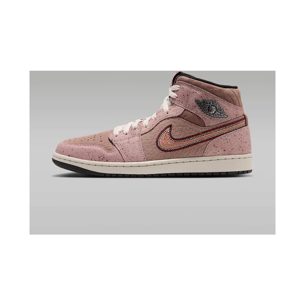 Air Jordan 1 Mid – Dia de Los Muertos – “Desert Dust / Particle Beige / Light Orewood Brown / Terra Blush” (IZ4718-283)