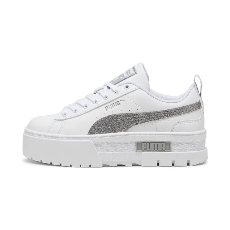 Puma Mayze Glitter “Puma White / Puma Silver” (399700_01)