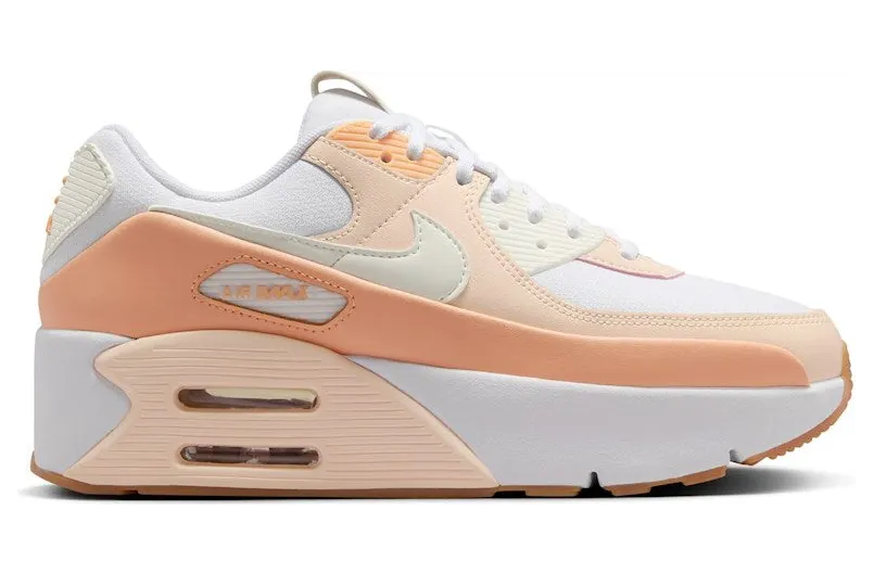 Nike Air Max 90 LV8 White Barely Orange Chalk Sail (FD4328-116)