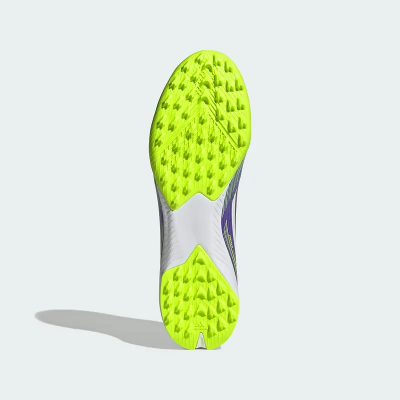 adidas F50 League TF Purple Rush Cloud White Lucid Lemon (JH7724)