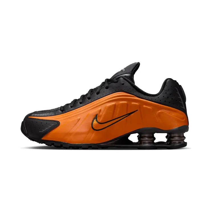Nike Shox R4 “Bright Ceramic / Black / Metallic Dark Grey” (HQ1988-800)