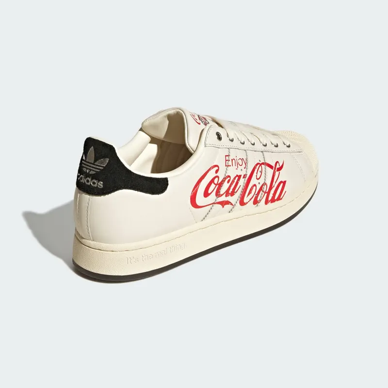 Adidas ADIDAS X COCA-COLA SUPERSTAR II Shoes Core White / Core Black / Cream White (KH6892)