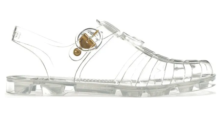 Gucci GG Fisherman Sandal White Clear (676970JFM008300)