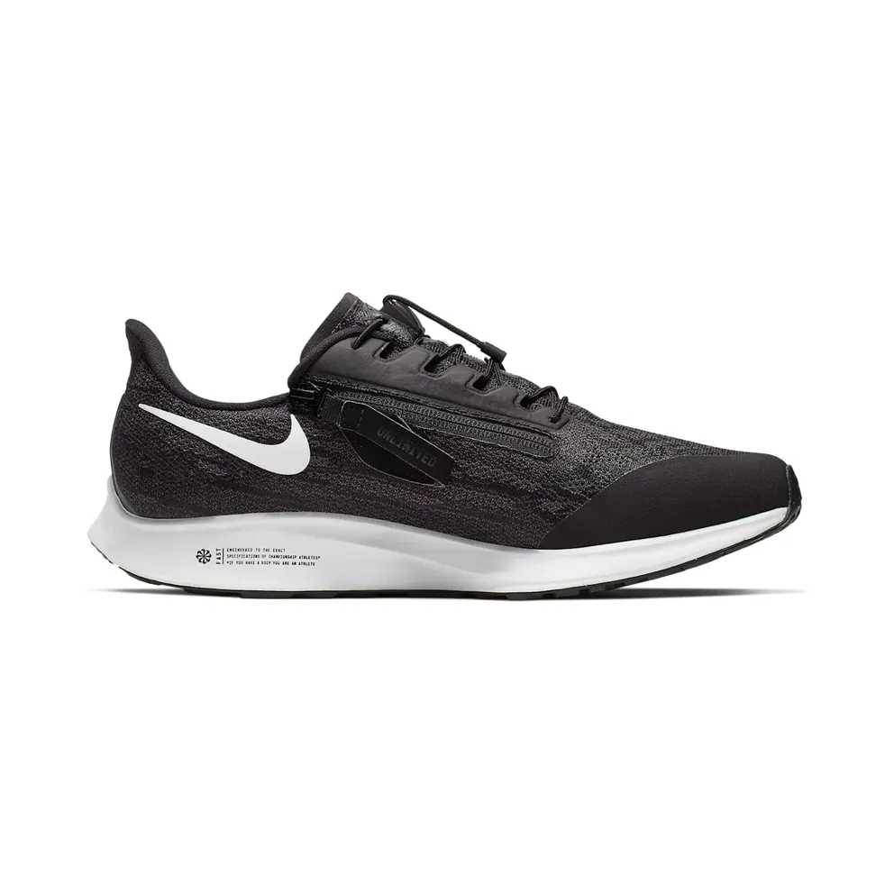 Nike Pegasus 36 FlyEase (extra breed) “Black / Thunder Grey / White” (BV0612-001)