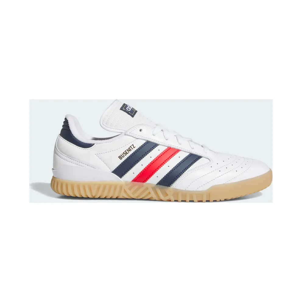 Adidas BUSENITZ INDOOR SUPER Sneakers Cloud White / Collegiate Navy / Better Scarlet (KJ6018)