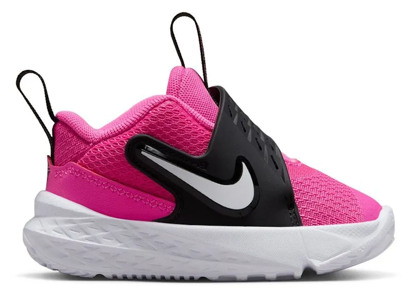 Nike Team Hustle D 12 Laser Fuchsia Black White (HF6281-600)