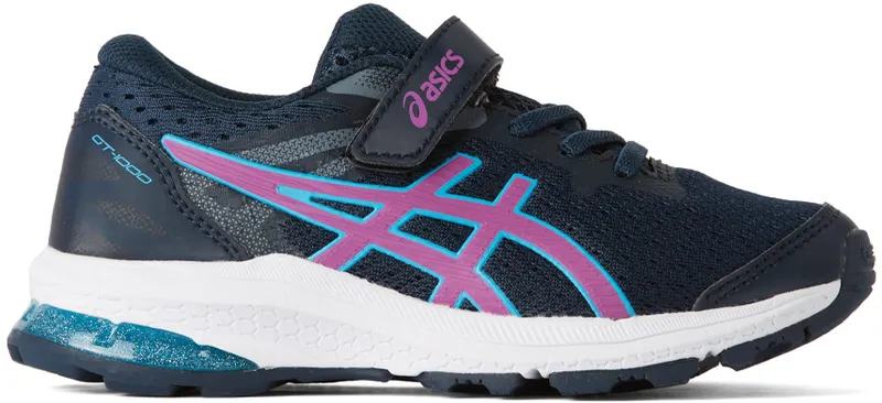 Asics Kids Navy & Purple GT-1000 10 PS (1014A191.407)