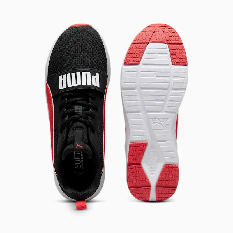 Puma Wired Run Black / For All Time Red / White (389275-14)