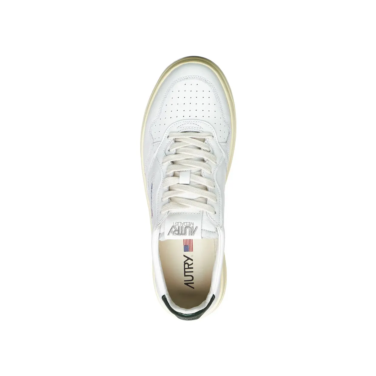 Autry Medalist Low Leather / Leather White / Mount (AULMLL47) (4)