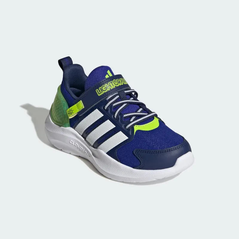 Adidas Lightorama Kids Lucid Blue / Cloud White / Solar Slime (JQ4158)