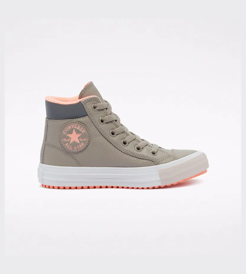 Converse Utility Leather Chuck Taylor All Star PC Boot High Top Malted/bright Coral/silt Red (669330C)