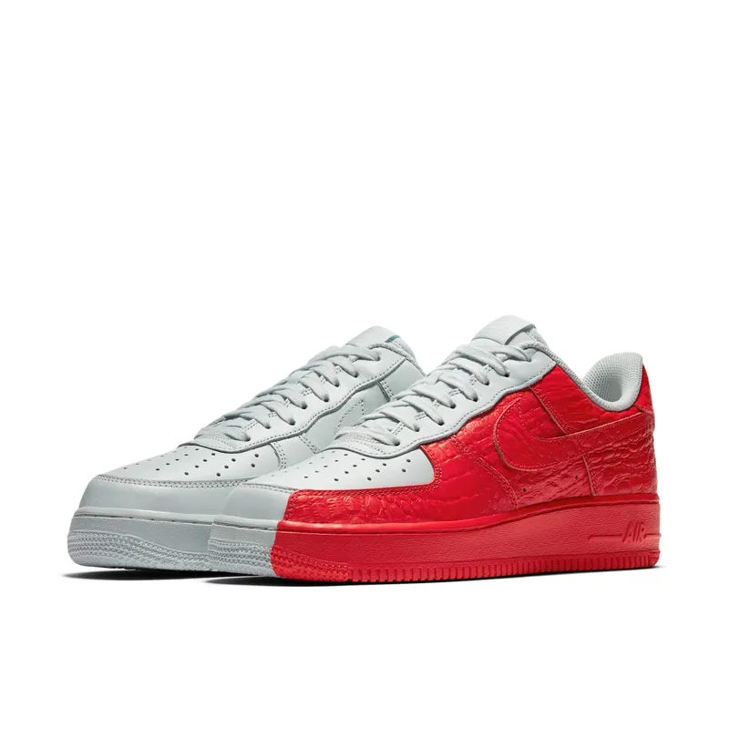 Nike Air Force 1 Low Split Grey Red Barely Grey/Habanero Red (905345-005)