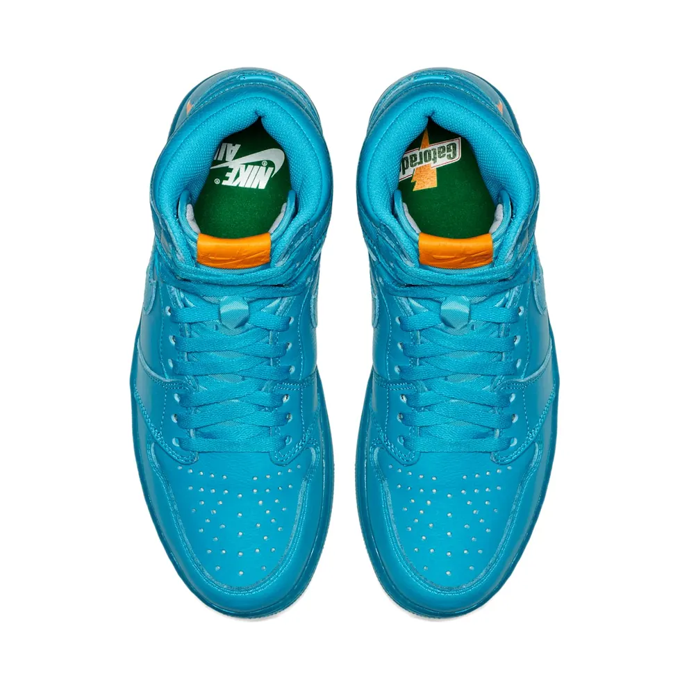 Air Jordan Nike AJ I 1 Retro High Gatorade Blue Lagoon (AJ5997-455)