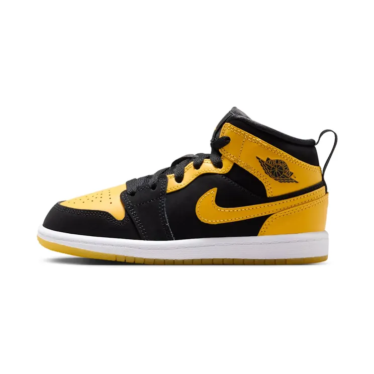 Jordan 1 Mid PS “Black Varsity Maize White” (HJ5942-071)