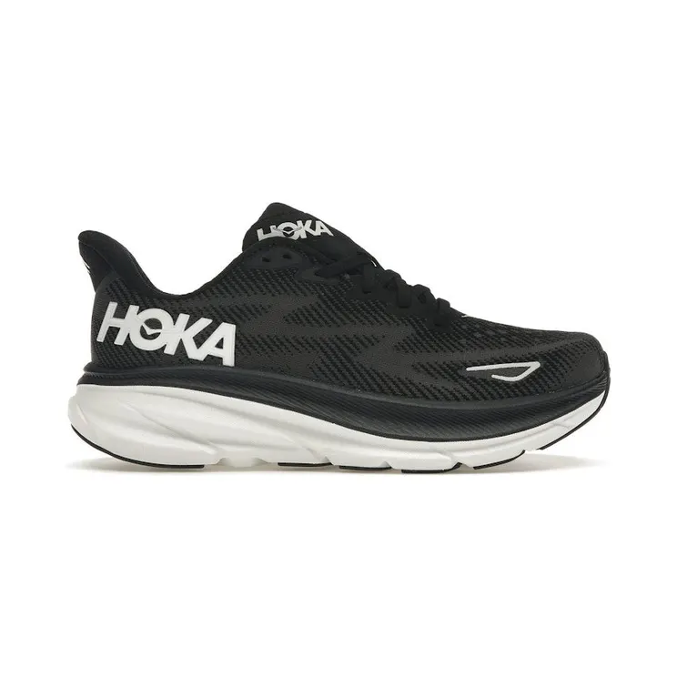 Hoka One Clifton 9 Black White (1127896-BWHT)