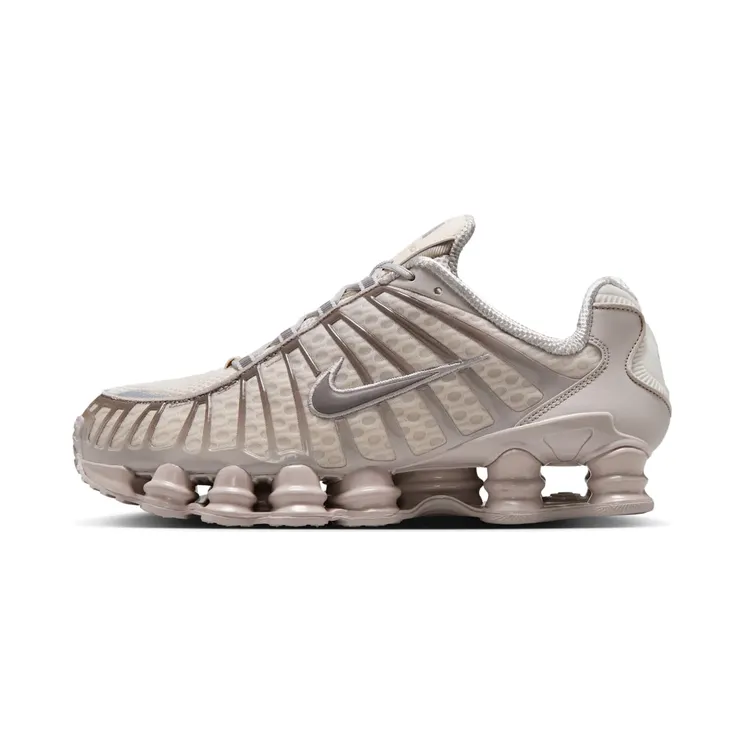 Nike Shox TL “Light Orewood Brown / College Grey / Metallic Silver / Cave Stone” (AV3595-104)